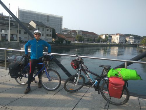 acceso a Ginebra en bici