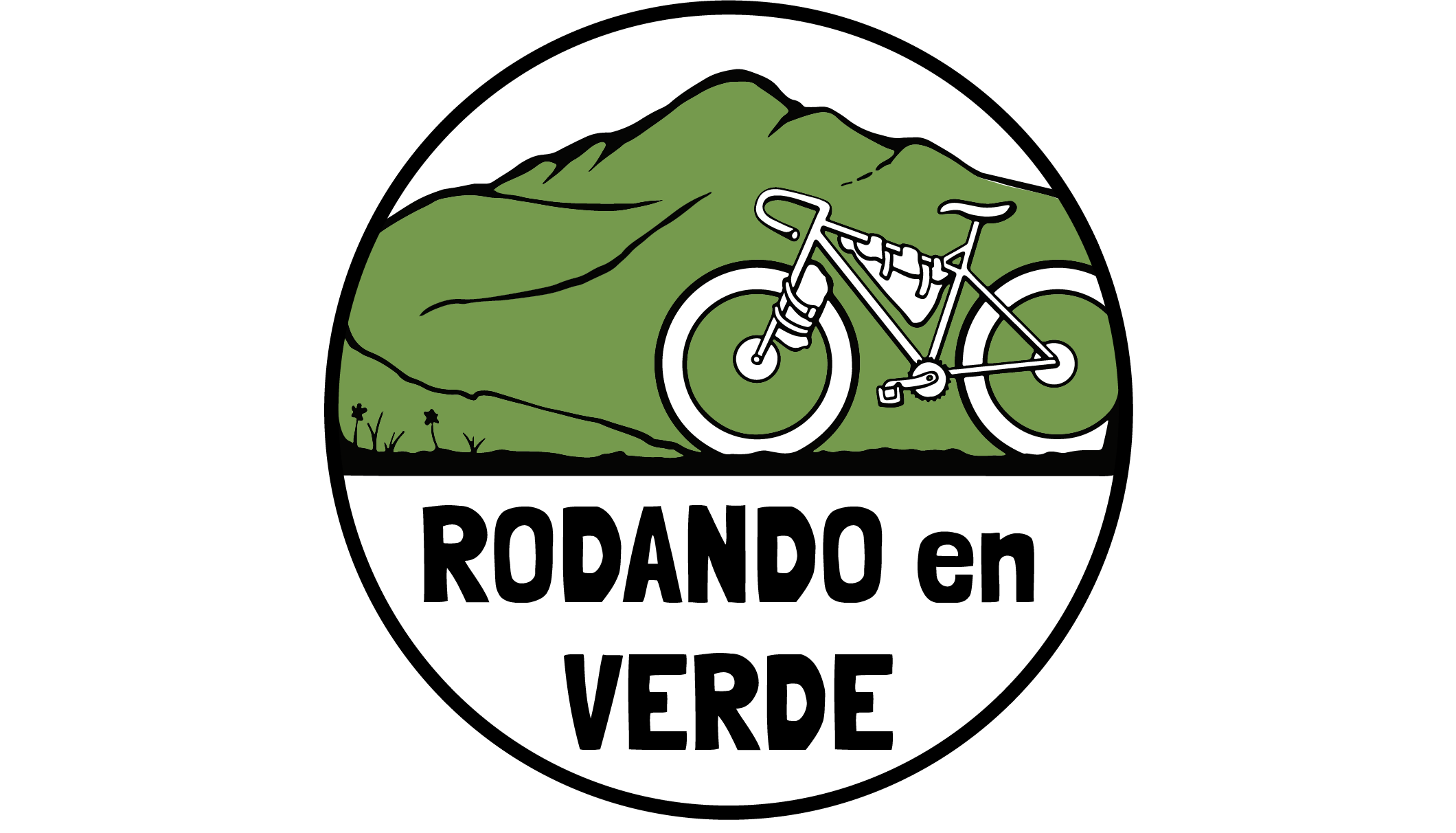 Logo Rodando en verde