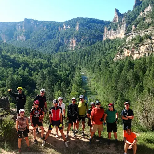 Alto Tajo en bicicleta con Rodando en verde